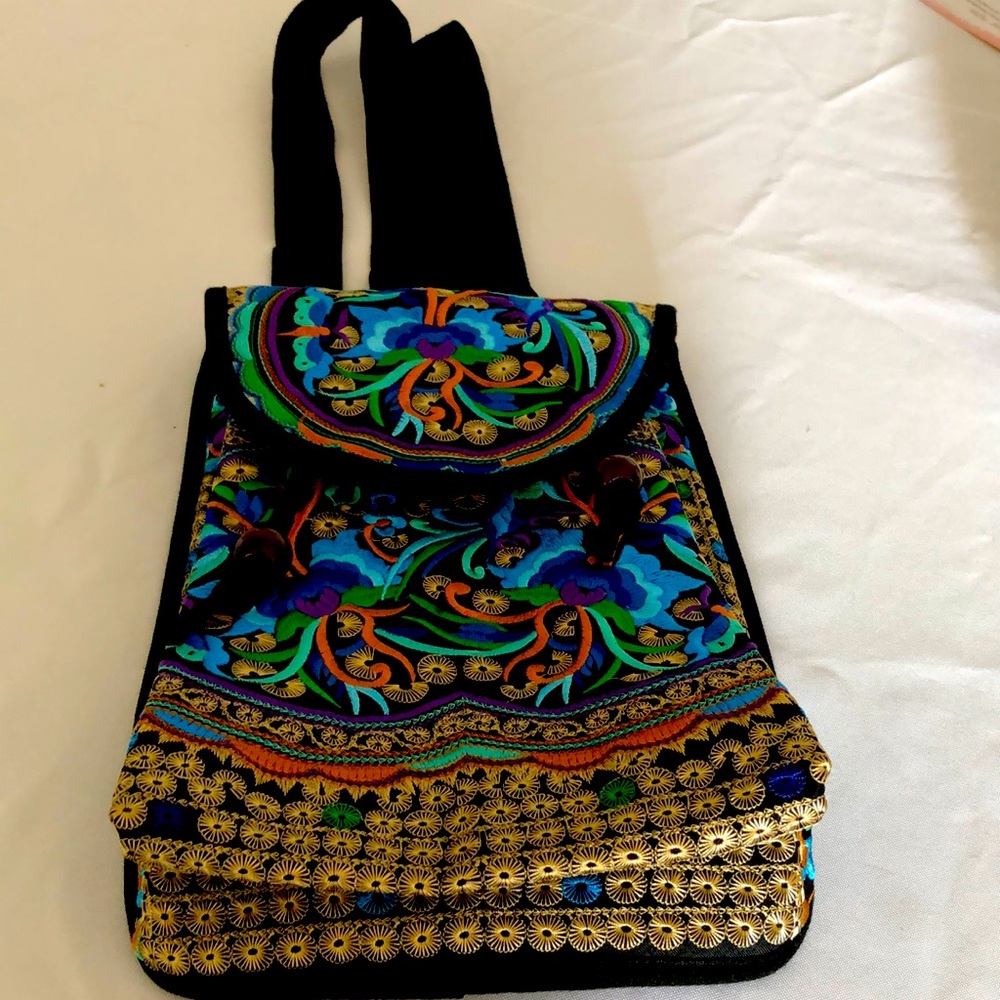Backpack NWOT so beautifully detailed 12x4x8
